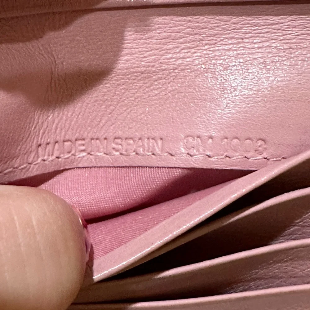 Christian Dior Oblique Trotte No 1 Pink Bifold Wallet